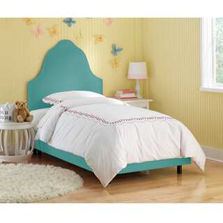 Skyline Furniture Kids Premier Azure Upholstered Arched Bed