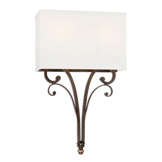 Capital Lighting Kingsley Collection 2-light Dark Spice Wall Sconce