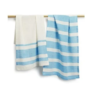 Sustainable Threads Bellaire Cotton 2-piece Tea Towel Set (India)