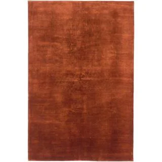 Ecarpetgallery Hand-knotted Persian Kashkuli Gabbeh Orange Wool Rug (6'8 x 10'1)