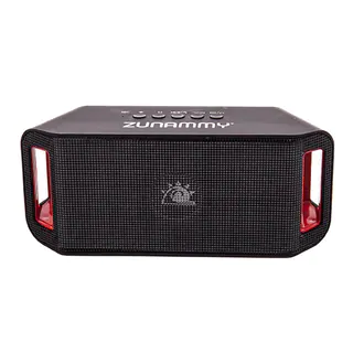 Zunammy LED Black 1200 MAH Portable Bluetooth Speaker with build in Microphone