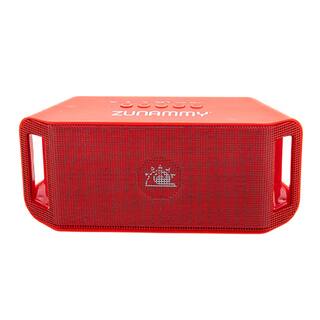 Zunammy Red Black 1200 MAH Portable Bluetooth Speaker with build in Microphone
