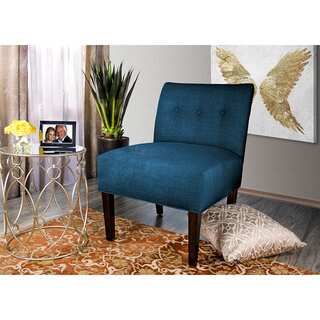 MJL Furniture Samantha Largo Button Tufted Accent Chair