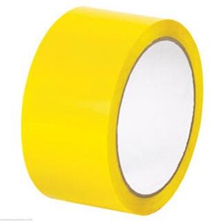 60 Rolls Yellow Colored Packing Tapes 2 Inch x 1000 Yards Color Tape 2 Mil