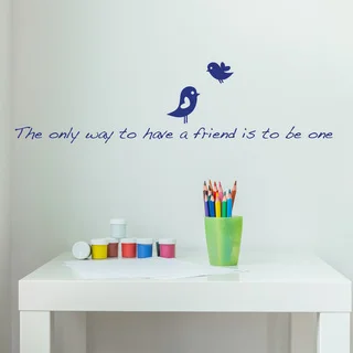 Only Way Wall Decal Vinyl Art Home Decor Quotes and Sayings