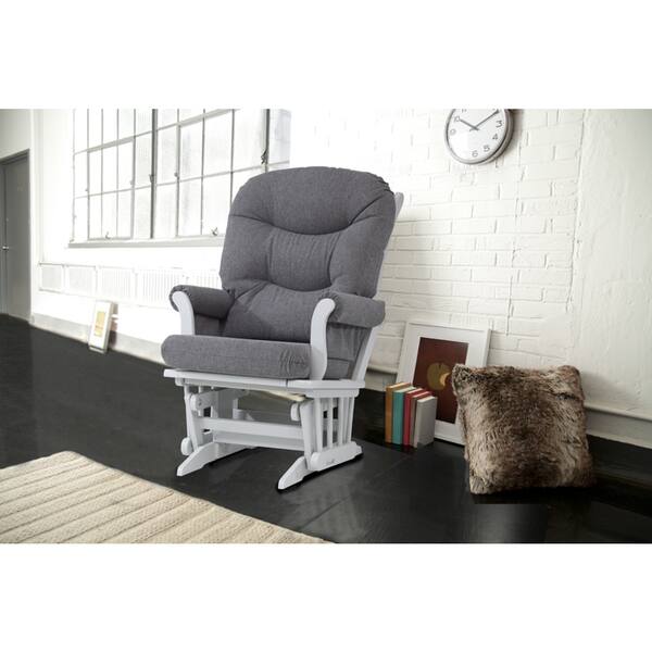 Dutailier Grey Sleigh Glider Chair