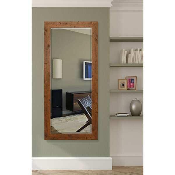 American Made Rayne 30.5 x 71-inch Rustic Light Walnut Extra Tall Wall/ Vanity Mirror - Light Walnut - A/N