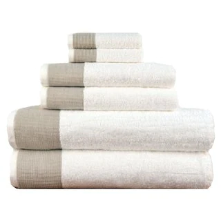 Venice Luxury 100-percent Turkish Combed Cotton 6-Piece Towel Set