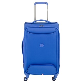 Delsey Chatillon Blue 20-inch Expandable Carry-on Spinner Suitcase