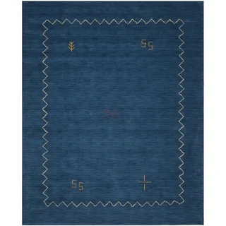 Safavieh Handmade Himalaya Blue Wool Rug (11' x 15')