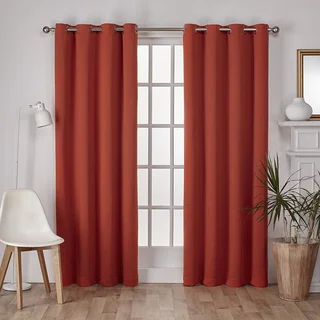 Clay Alder Home McClugage Sateen Twill Weave Insulated Blackout Window Curtain Panel Pair