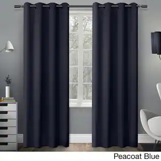ATI Home Sateen Twill Weave Insulated Blackout Window Curtain Panel Pair