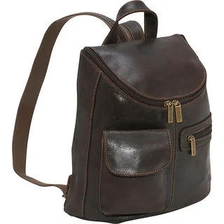LeDonne Leather Women's Distressed Leather Fashion Backpack