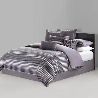 N Natori Abstract Stripe 4-piece Comforter Set