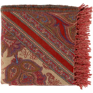 Dusky Woven Wool Throw (50" x 70")
