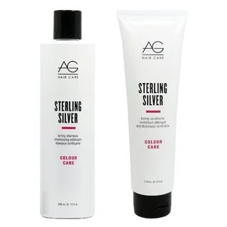 AG Hair Colour Care Sterling Silver Toning 10-ounce Shampoo & 6-ounce Conditioner Set