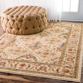 nuLOOM Traditional Persian Timeless Trellis Ivory Rug (2'7 x 4')