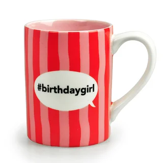 Kityu Gift Birthday Girl Red Ceramic 16-ounce Mug