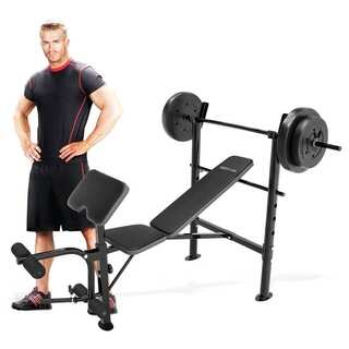 Competitor 80-pound Weight Set and Bench