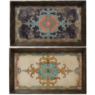 Set of 2 Decorative Trays