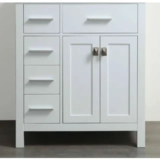 Bosconi 29-inch White Vanity Cabinet
