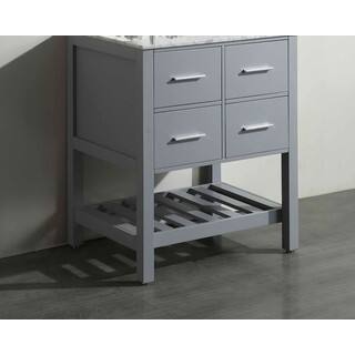 Bosconi Grey 29-inch Vanity Cabinet
