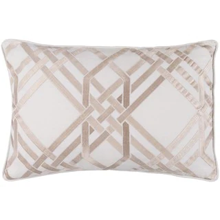Decorative Eilat Down or Poly Filled Throw Pillow (13 x 20)