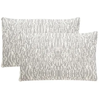 Safavieh Techie 20-Inch Steel Decorative Throw Pillow (Set of 2)