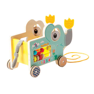 Manhattan Toy My Pal - Elly Wooden Toddler Pull Along Toy