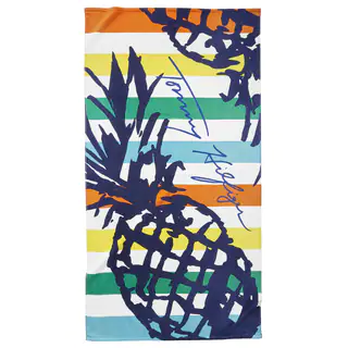 Tommy Hilfiger Striped Pineapple Beach Towel