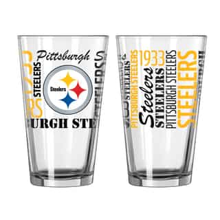 Pittsburgh Steelers 16-Ounce Spirit Pint Glass Set