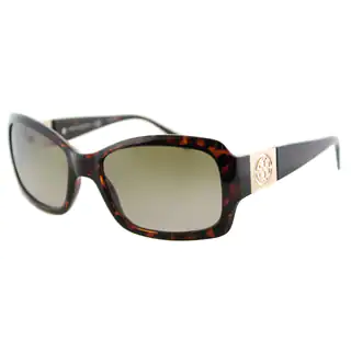 Tory Burch TY 9028 51013 Tortoise Plastic Rectangle Khaki Gradient Lens Sunglasses
