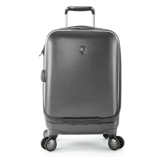 Heys Portal Pewter 21-Inch Hardside Carry-on Smart Upright Suitcase