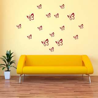 Butterflies Set 2 Vinyl Decal Wall Art