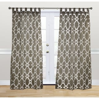 Kosas Home Doris 84-inch Chocolate Tab-top Curtain Panel