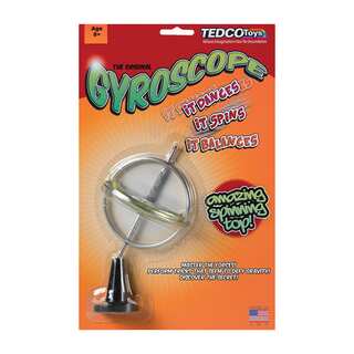 Tedcotoys Original Metal And Plastic Peggable Card Gyroscope