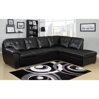 Picket House Calvin 2pc Sectional in Black