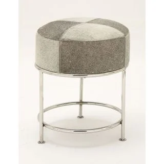 Adorable Stainless Steel Leather Rd Hide Stool