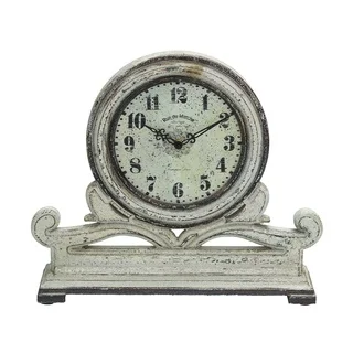 Classic And Traditional Wood Table Round Face Clock