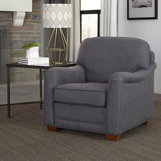 Magean Grey Upholstered Stationary Chair