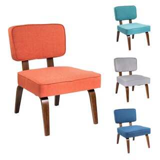 Nunzio Mid-century Modern Wood Accent Chair