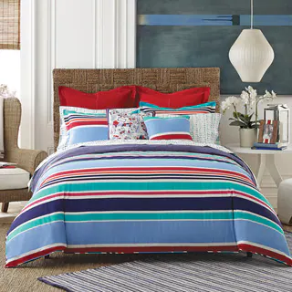 Tommy Hilfiger Dunmore 3-piece Striped Cotton Comforter Set