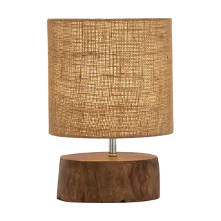 Benzara Mahogany Wood Log Lamp