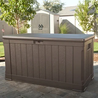 Lifetime Brown Plastic 116-gallon Outdoor Storage Box