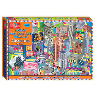 TS Shure 200 Piece Map of New York City Jigsaw Puzzle
