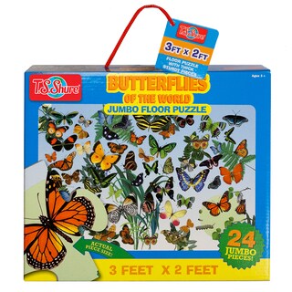 TS Shure Butterflies of the World Jumbo Floor Puzzle