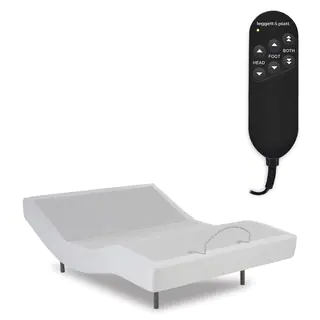 Fashion Bed Group Pro-Motion Grey Finish Adjustable Bed Base with Head and Foot Articulation
