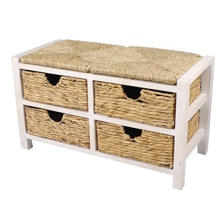 Solid White Wood Frame Multipurpose Cabinet