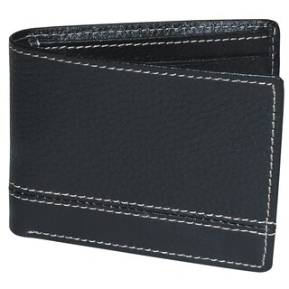 Buxton Leather Monroe RFID Front Pocket Slimfold Wallet