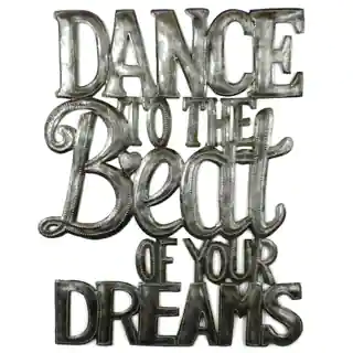 Handcrafted 'Dance to the Beat' Metal Wall Art (Haiti)